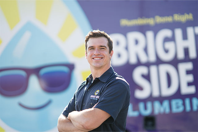 I’m Thomas, the youngest licensed Master Plumber at Bright Side Plumbing.